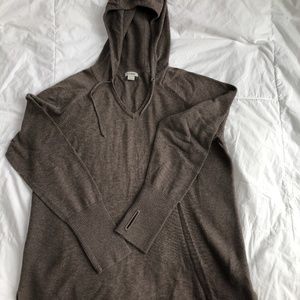 LL Bean hooded sweater